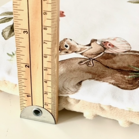 Coussin plat la récolte blanc casse