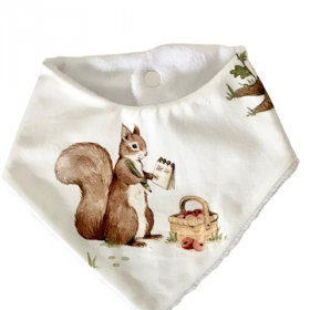 Bavoir-Bandana écureuil fait la liste