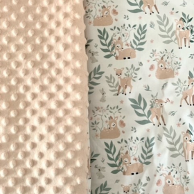 Couverture bébé petites biches