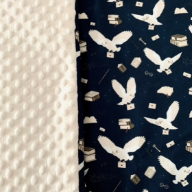 Coussin plat hiboux magiques