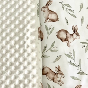 Couverture bébé funny bunny