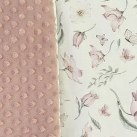 Couverture bébé pastel flower