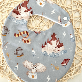 Bavoir école de magie bleu