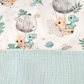Couverture d'été bébé dino trip