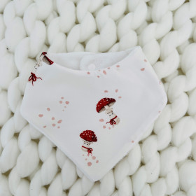 bavoir bandana champignon