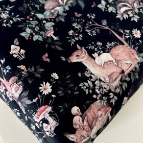 Couverture bébé forêt noir