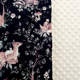 Couverture bébé forêt noir