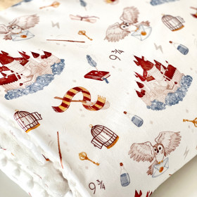 Couverture bébé école de magie