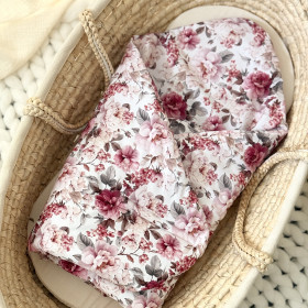 Gigoteuse mi-saison roses vintage