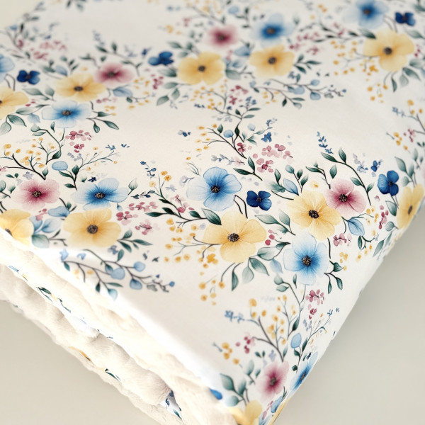 Couverture jardin bleu