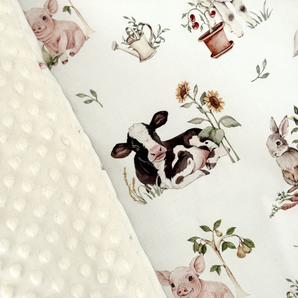 Couverture bébé La ferme