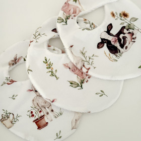 Trio bavoirs La ferme