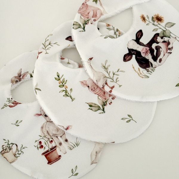 Trio bavoirs La ferme