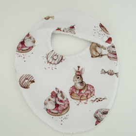 Bavoir Donut bunny